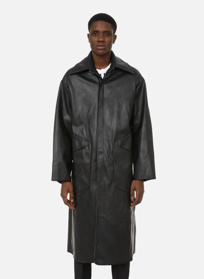 Leather-effect trench coat BORAMY VIGUIER