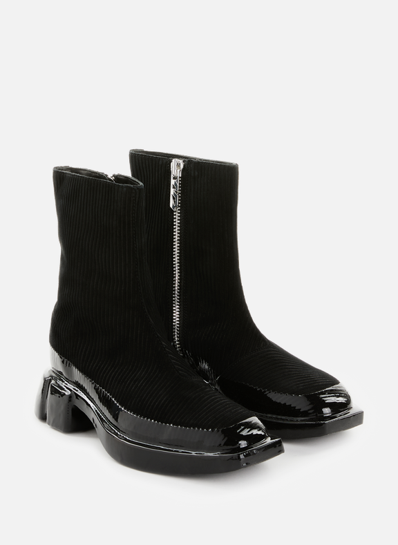 Black Gang leather ankle boots