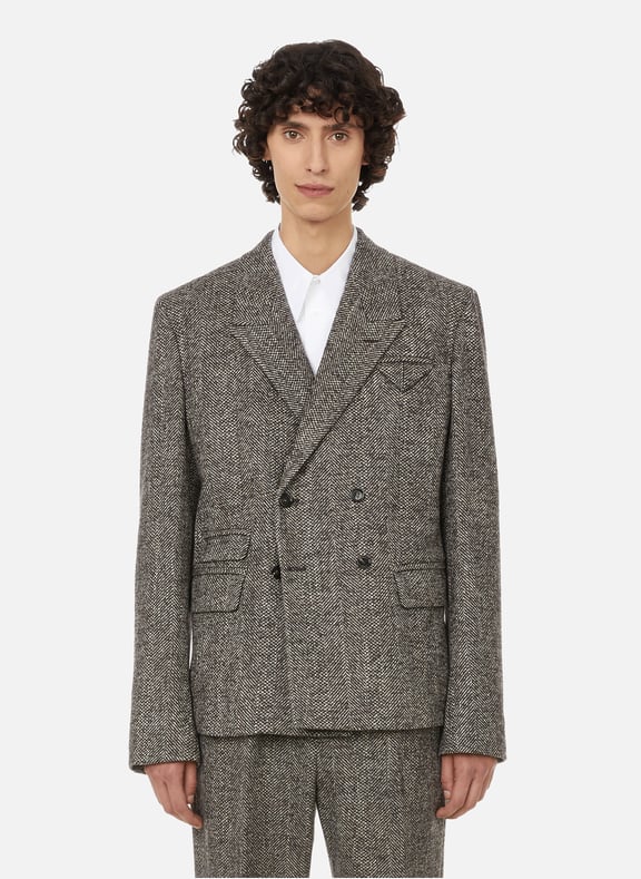 Wool-blend blazer Beige by BOTTEGA VENETA BOTTEGA VENETA Wool-blend blazer Beige