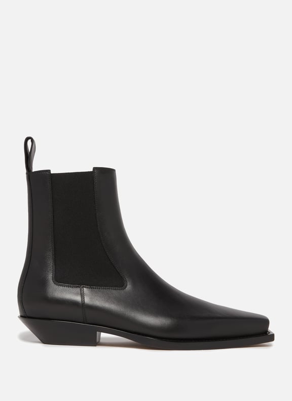 Leather Ankle Boots Black by BOTTEGA VENETA BOTTEGA VENETA Leather Ankle Boots Black