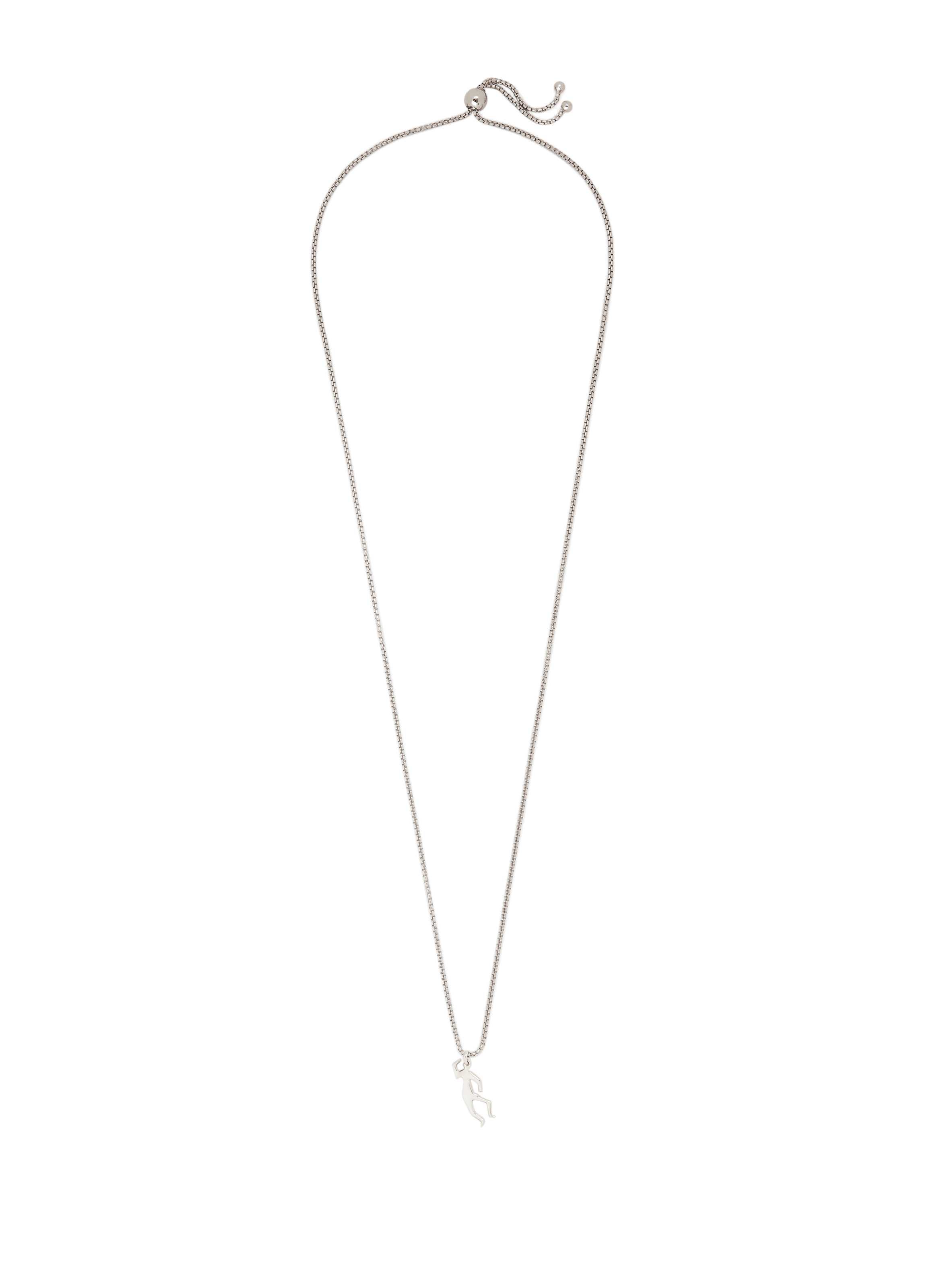 SILVER PENDANT NECKLACE - BOTTEGA 
