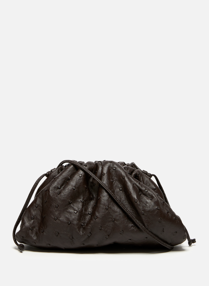 The Pouch ostrich leather Mini shoulder bag BOTTEGA VENETA