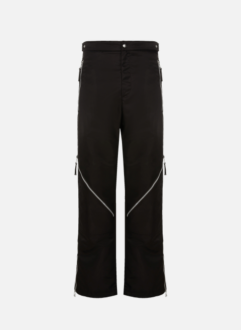 Pantalon à détails zippés BrownBOTTEGA VENETA 