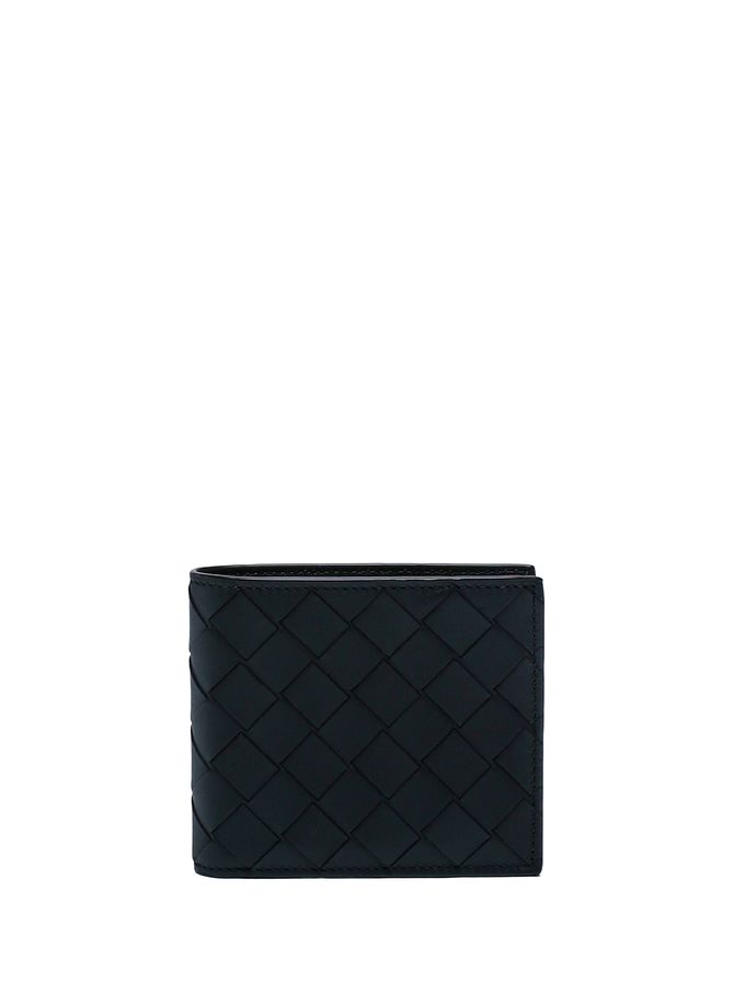 Bi-fold wallet in woven leather BOTTEGA VENETA