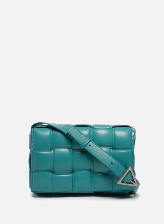 Padded Cassette leather bag Blue by BOTTEGA VENETA BOTTEGA VENETA Padded Cassette leather bag Blue