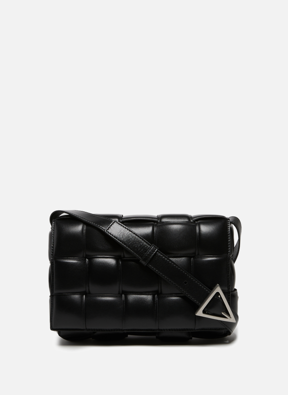 BOTTEGA VENETA Padded Cassette leather bag Black