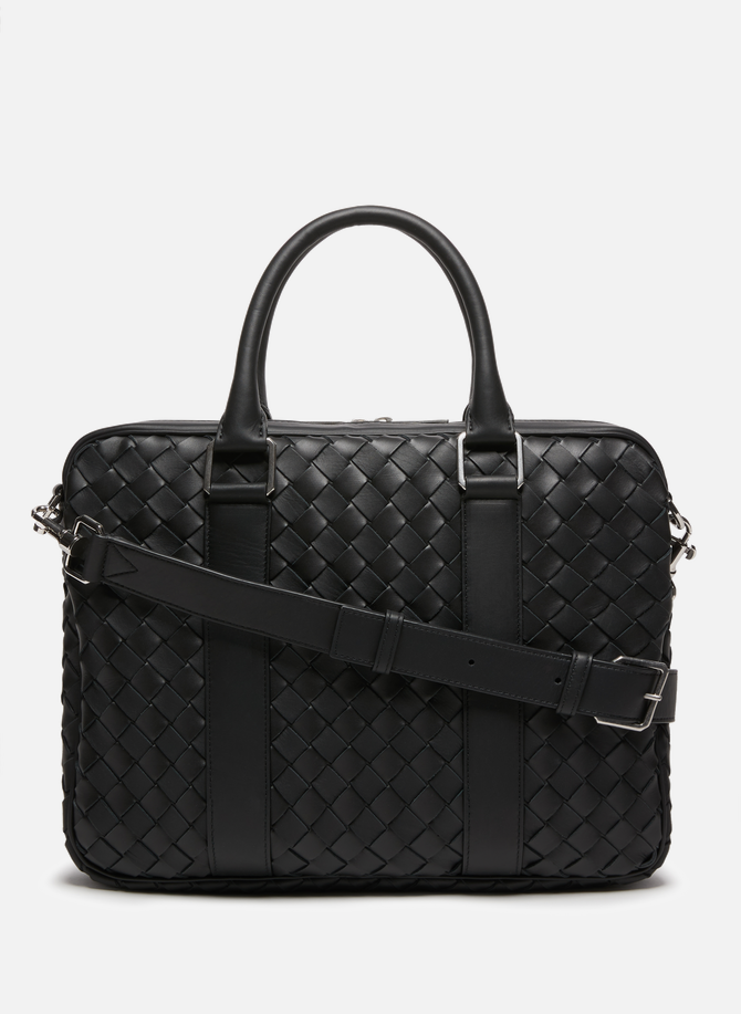 Woven leather briefcase BOTTEGA VENETA