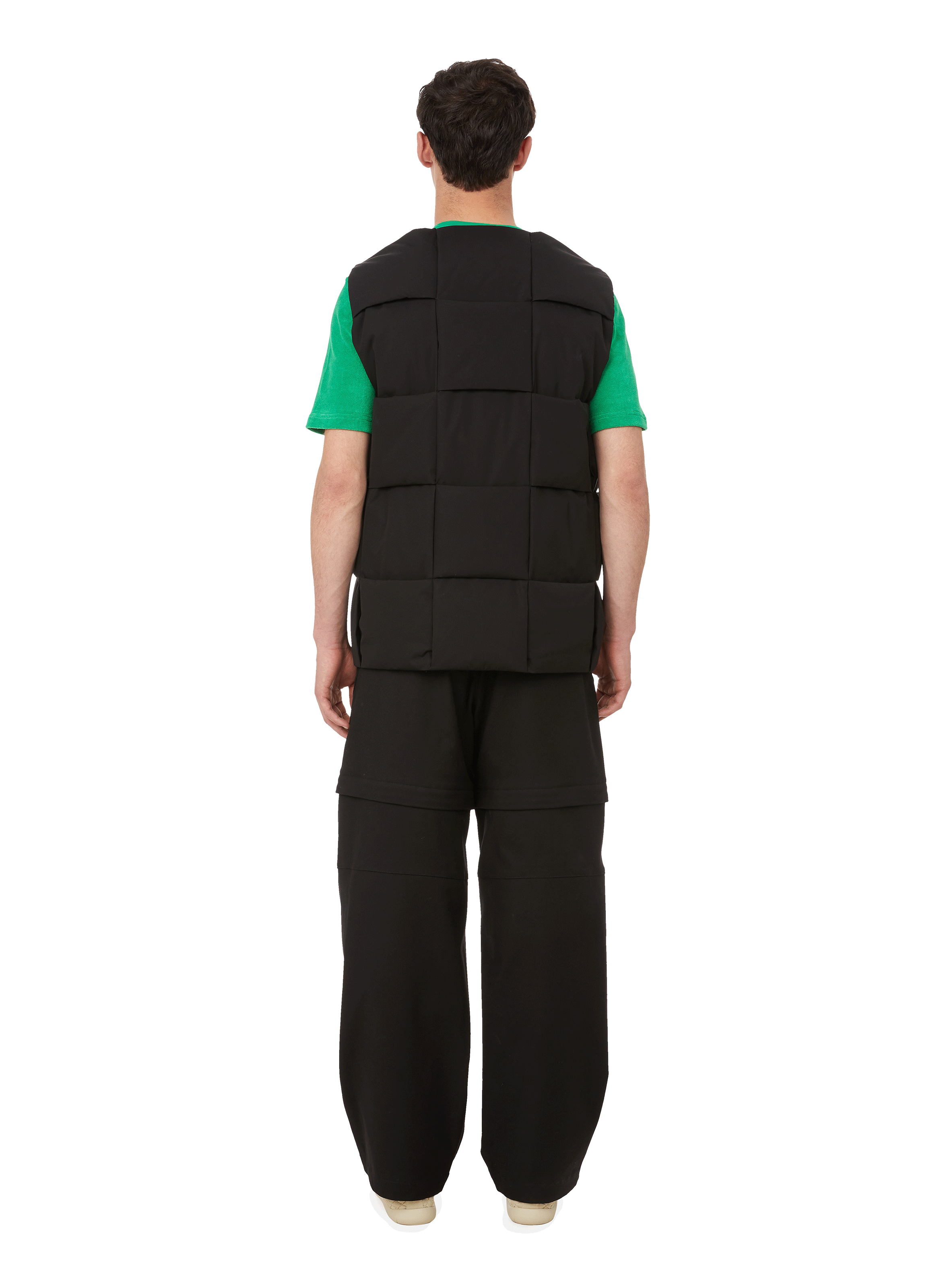 SLEEVELESS WOVEN PADDED JACKET BOTTEGA for MEN