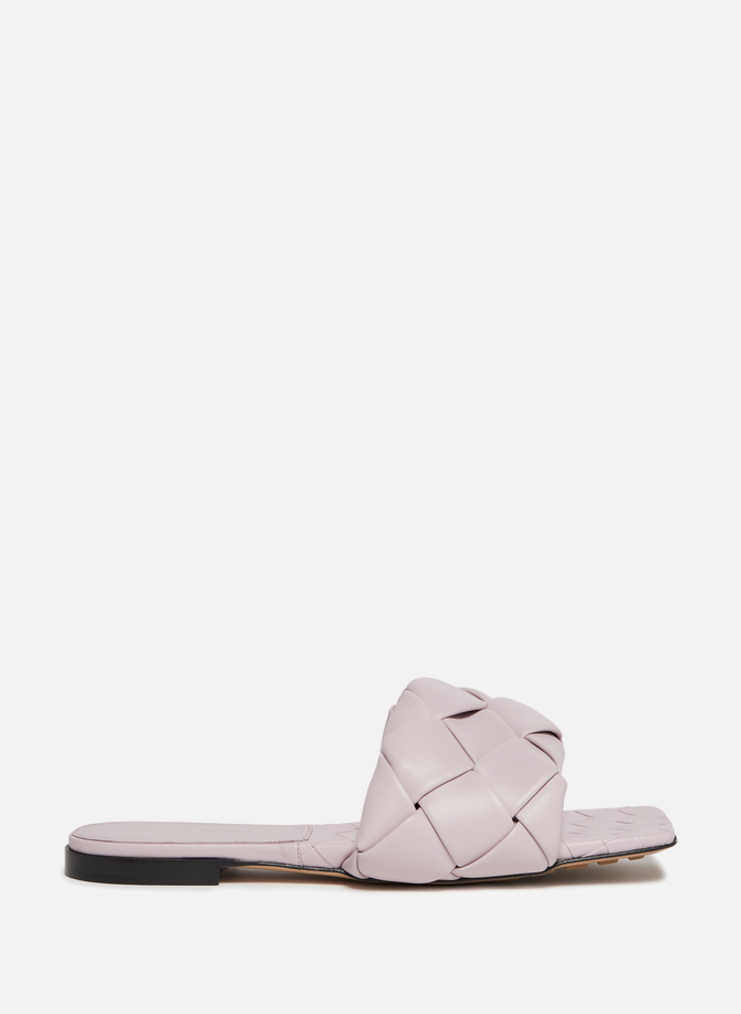 Woven leather flat sandals BOTTEGA VENETA
