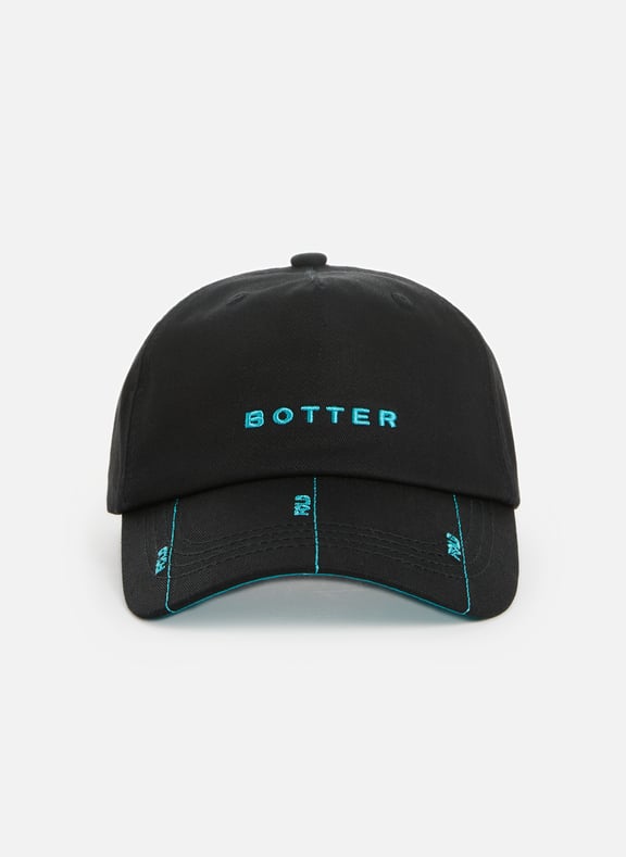 Fold cotton baseball cap Black by BOTTER BOTTER Fold cotton baseball cap Black