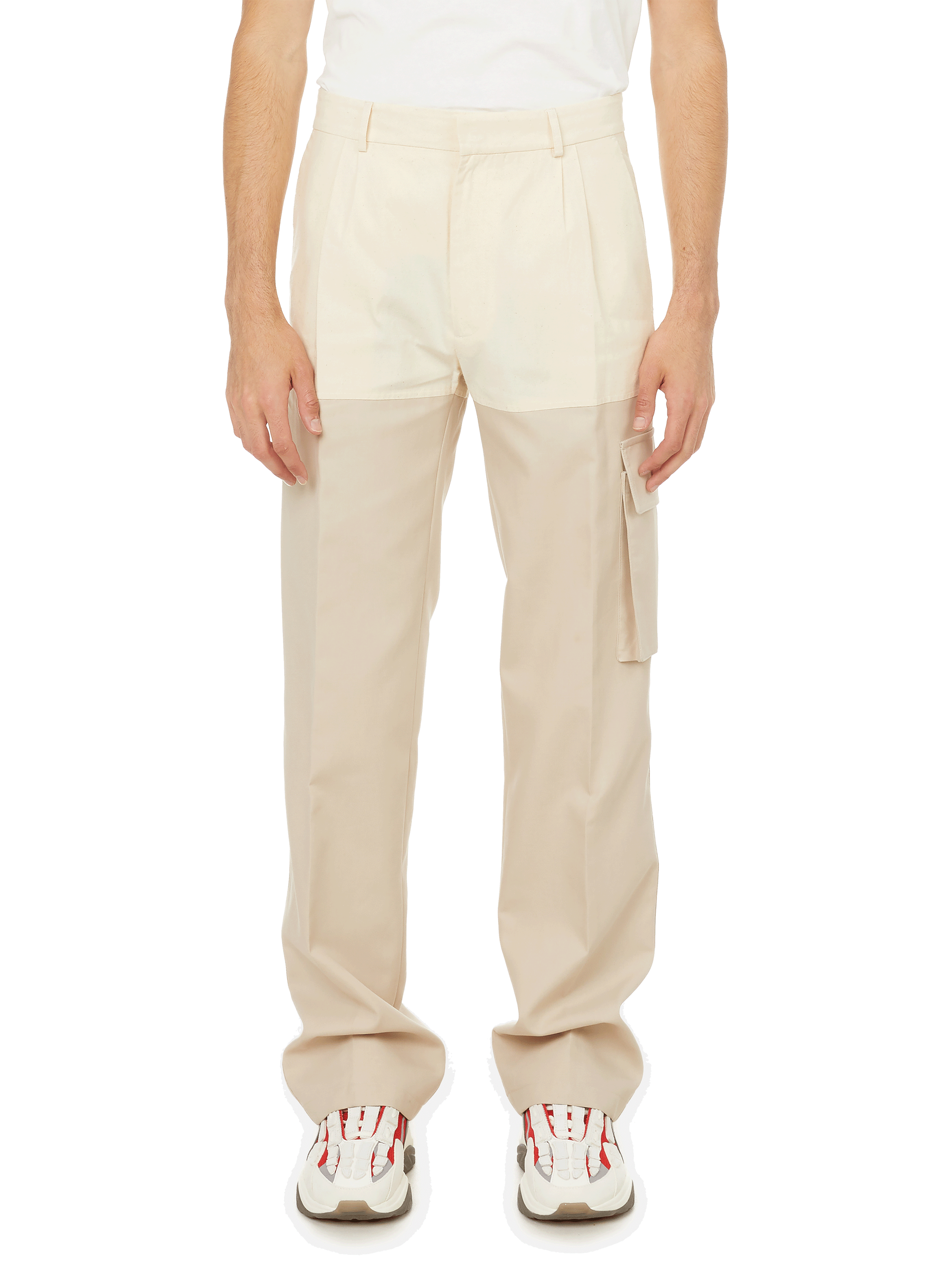 COLOUR BLOCK STRAIGHT TROUSERS - BOTTER 