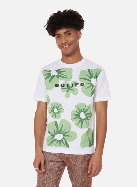 Printed T-shirt White by BOTTER BOTTER Printed T-shirt White