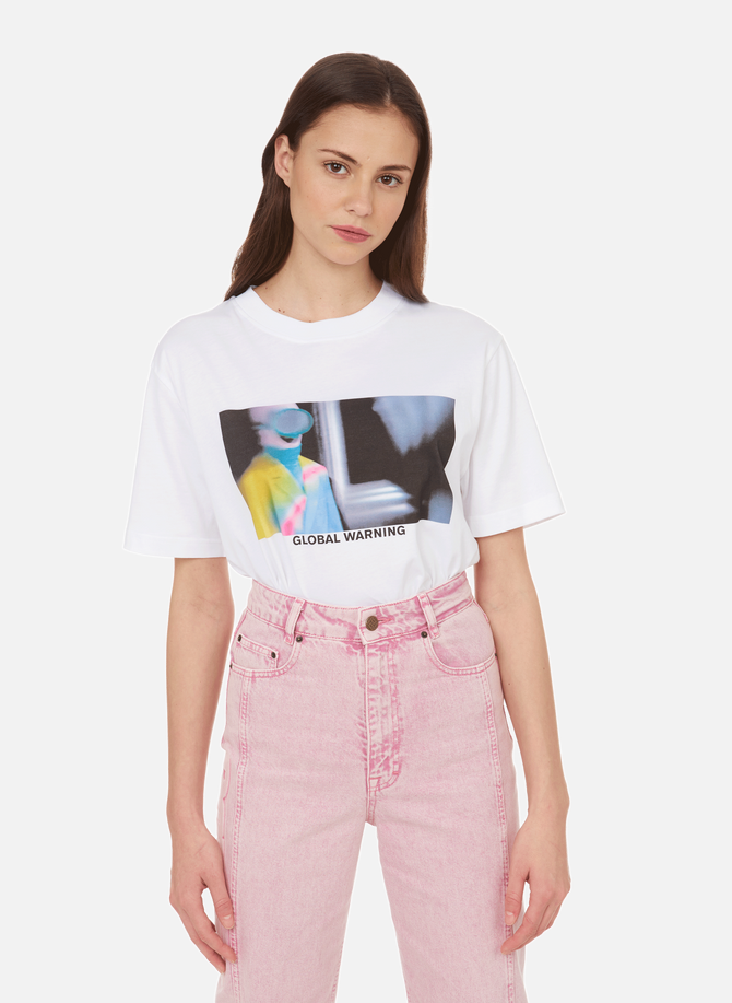 Screen-printed organic cotton T-shirt BOTTER