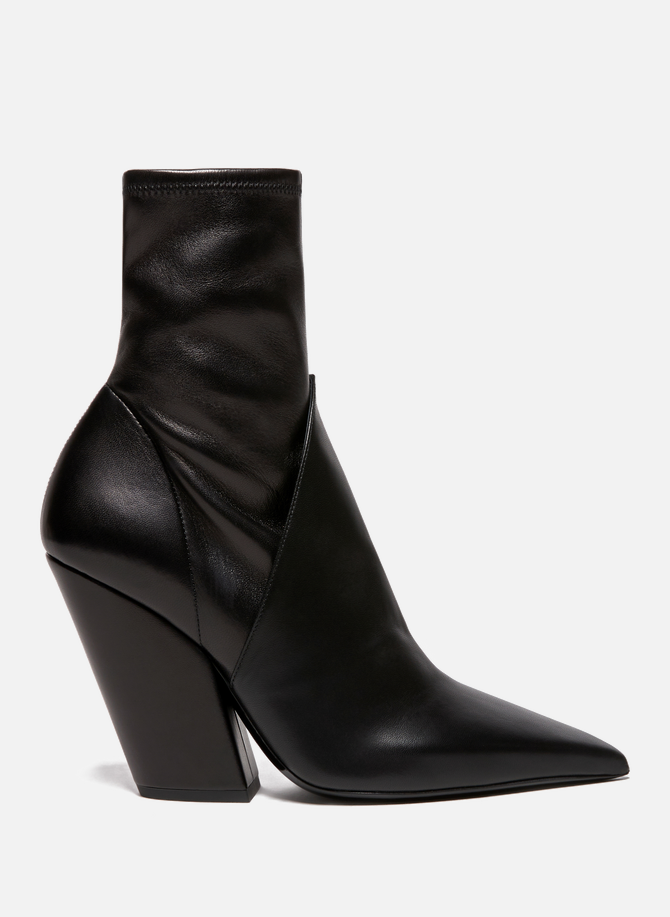Lambskin leather ankle boots  BURBERRY