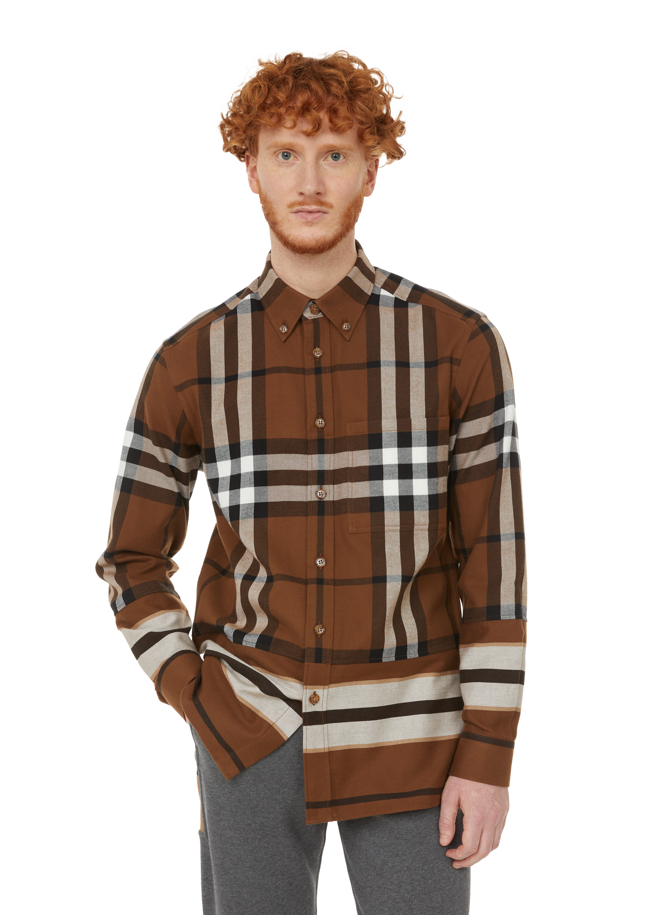 burberry flannel mens