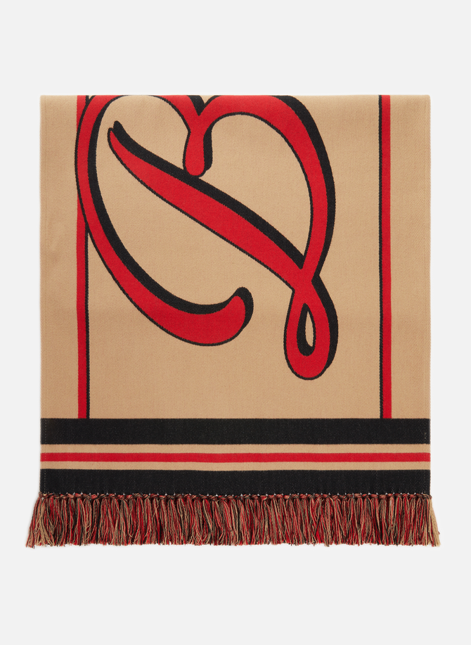 Cotton logo scarf BURBERRY