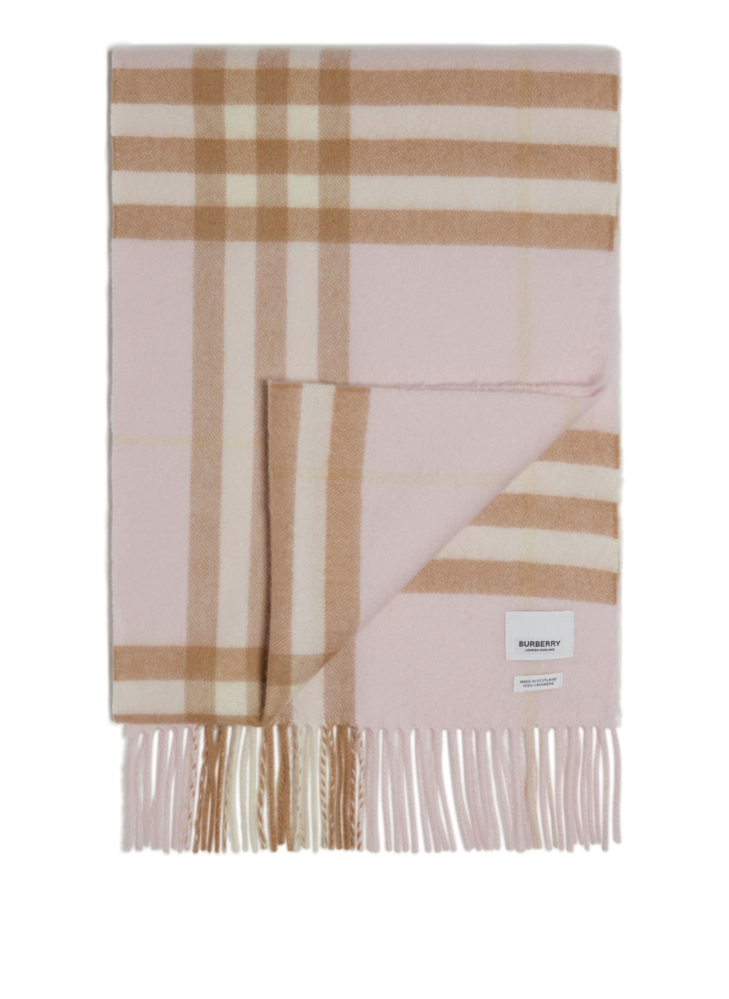 burberry cashmere scarf pink