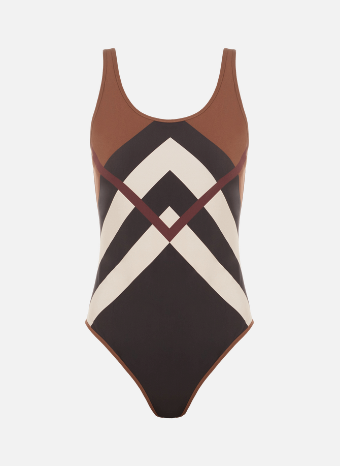 Check swimsuit BURBERRY