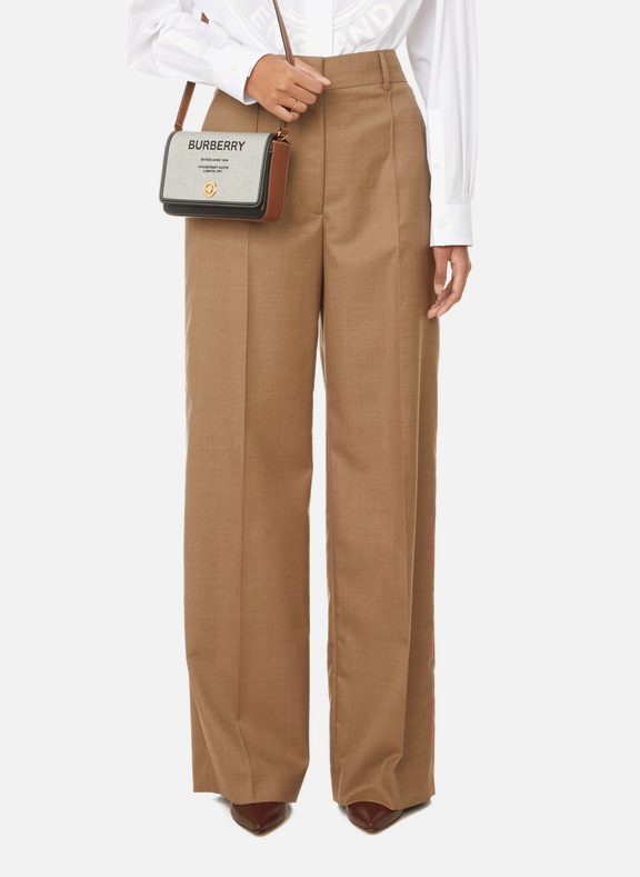 WOOL-BLEND SUIT TROUSERS - BURBERRY for WOMEN 