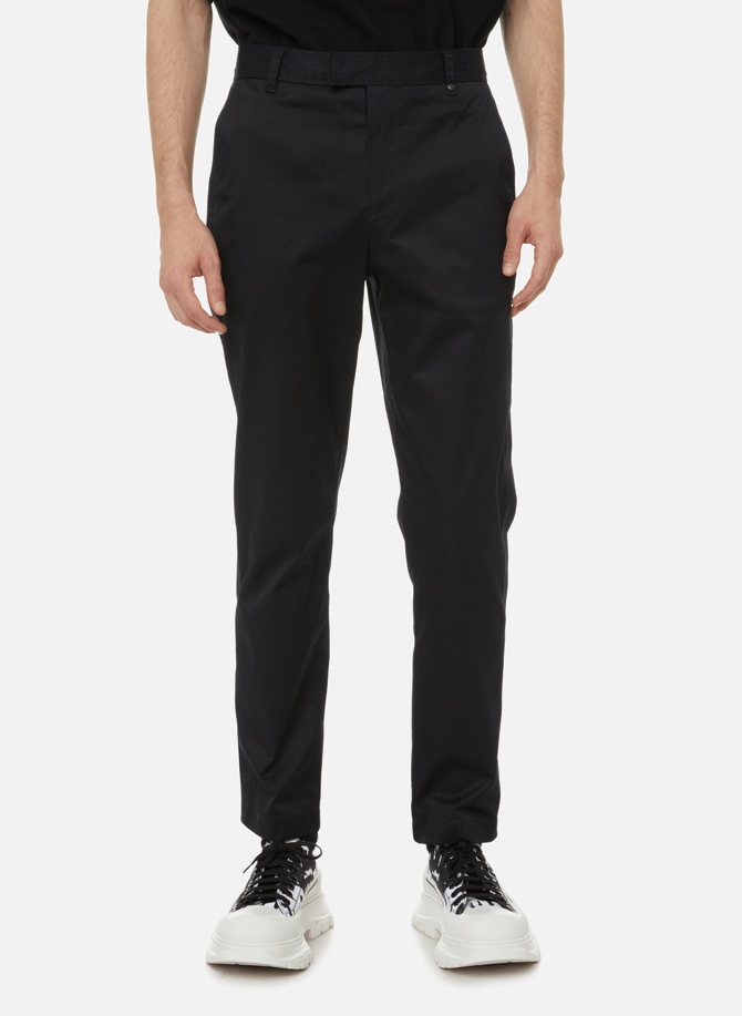 Slim-fit cotton trousers BURBERRY