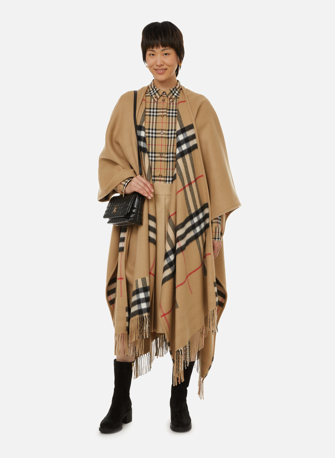Cashmere and wool poncho BURBERRY