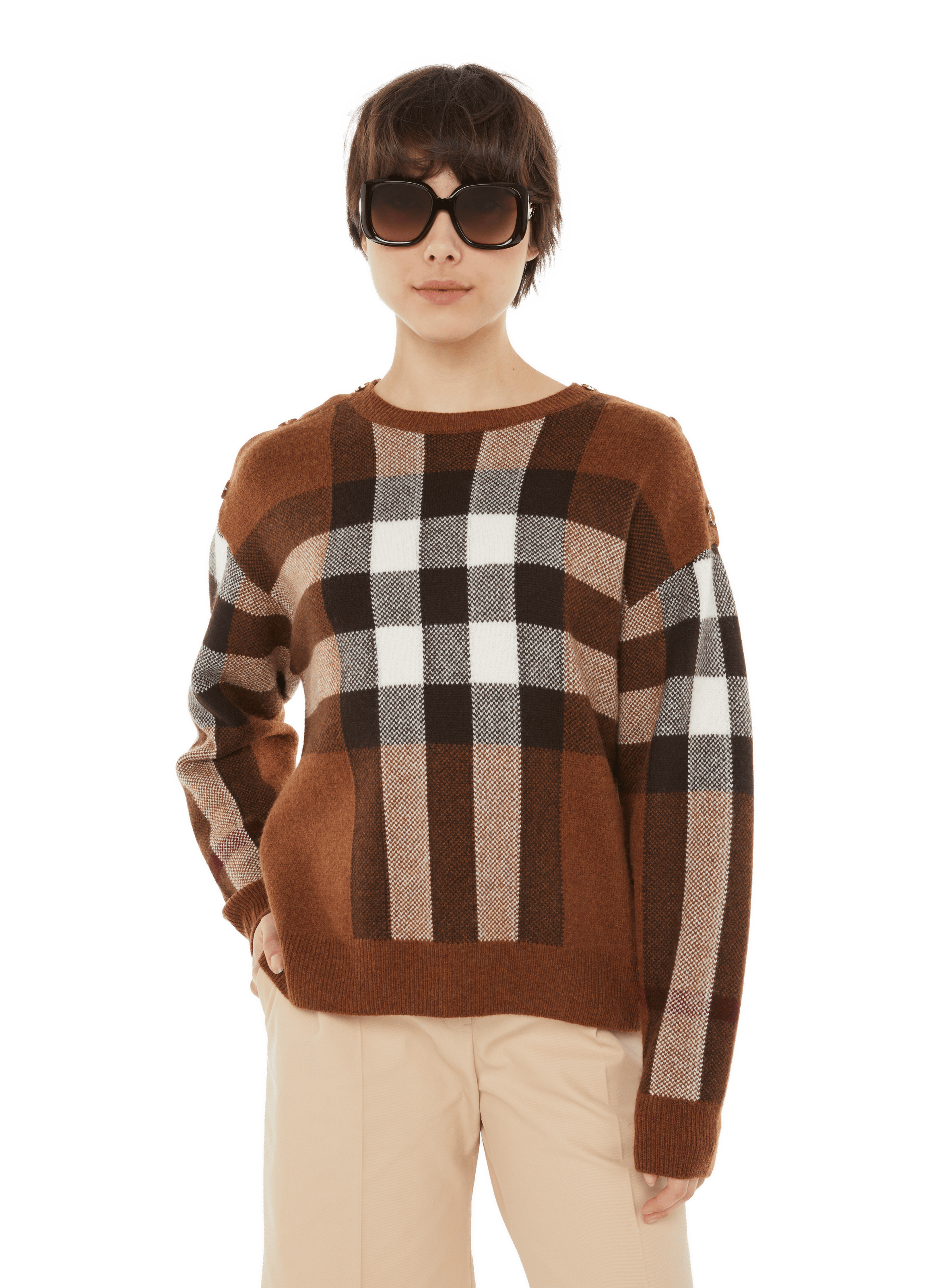 women's burberry jumper