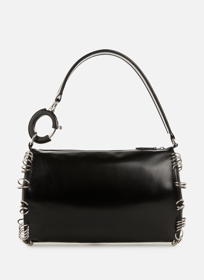 Rhombi leather handbag BURBERRY