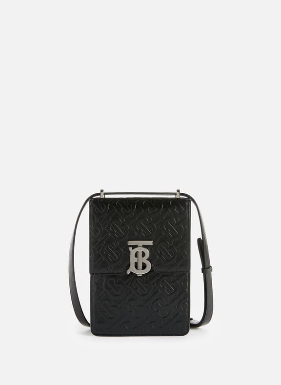 ROBIN MONOGRAM CALFSKIN LEATHER BAG - BURBERRY for MEN | Printemps.com