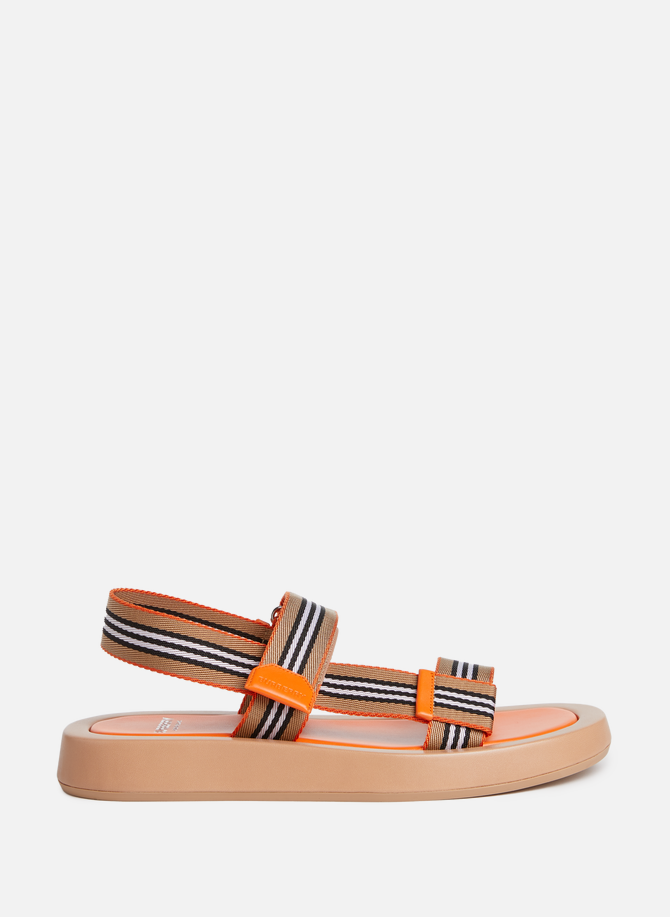 Lambskin leather sandals BURBERRY
