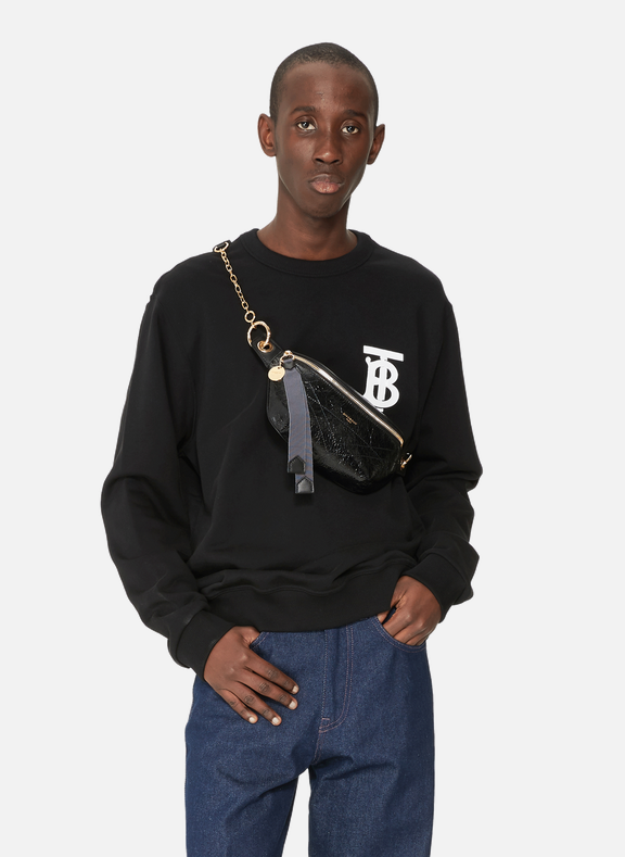 BURBERRY Monogram cotton Sweatshirt Black
