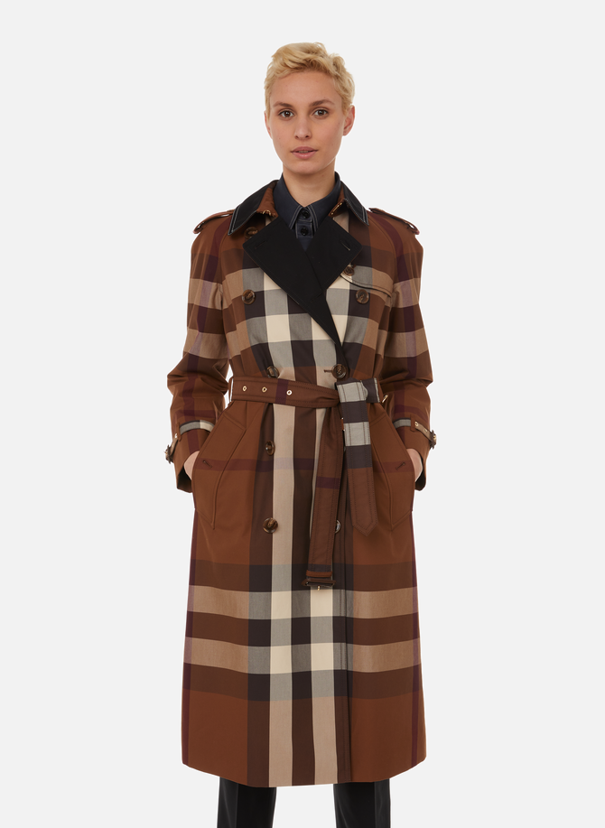 Vintage check trench coat BURBERRY