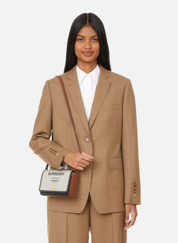 BURBERRY Wool suit jacket Brown