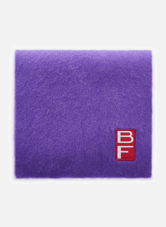 Solid alpaca and wool-blend scarf Purple by BY FAR BY FAR Solid alpaca and wool-blend scarf Purple
