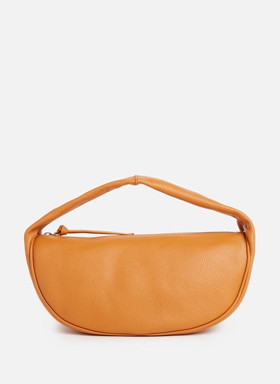 Cush soft leather shoulder bag Brown by BY FAR BY FAR Cush soft leather shoulder bag Brown