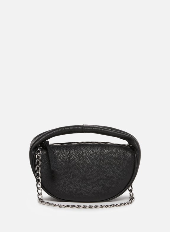 Flat leather bag hotsell