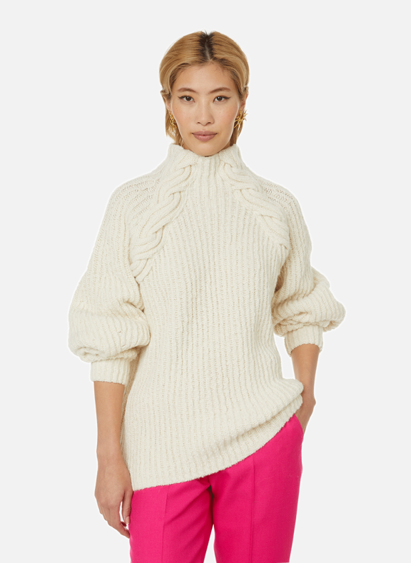 CAES Wool-blend jumper White