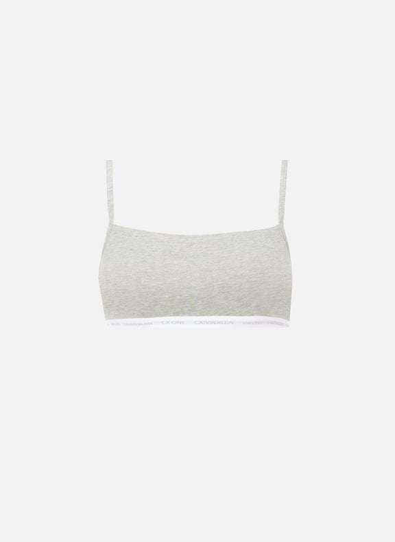 Pack of two CK One bras Grey by CALVIN KLEIN CALVIN KLEIN Pack of two CK One bras Grey