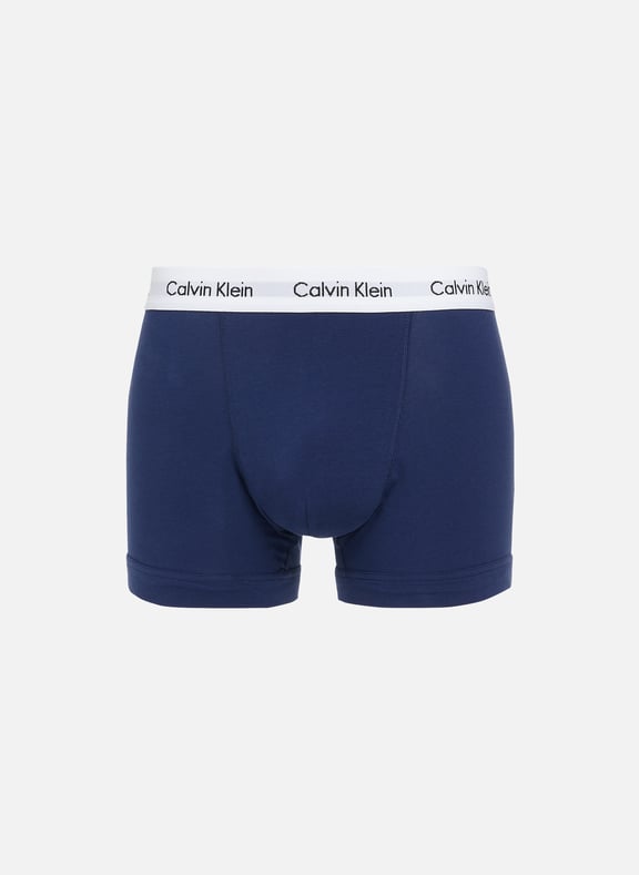 Pack of three cotton stretch boxers by CALVIN KLEIN CALVIN KLEIN Pack of three cotton stretch boxers