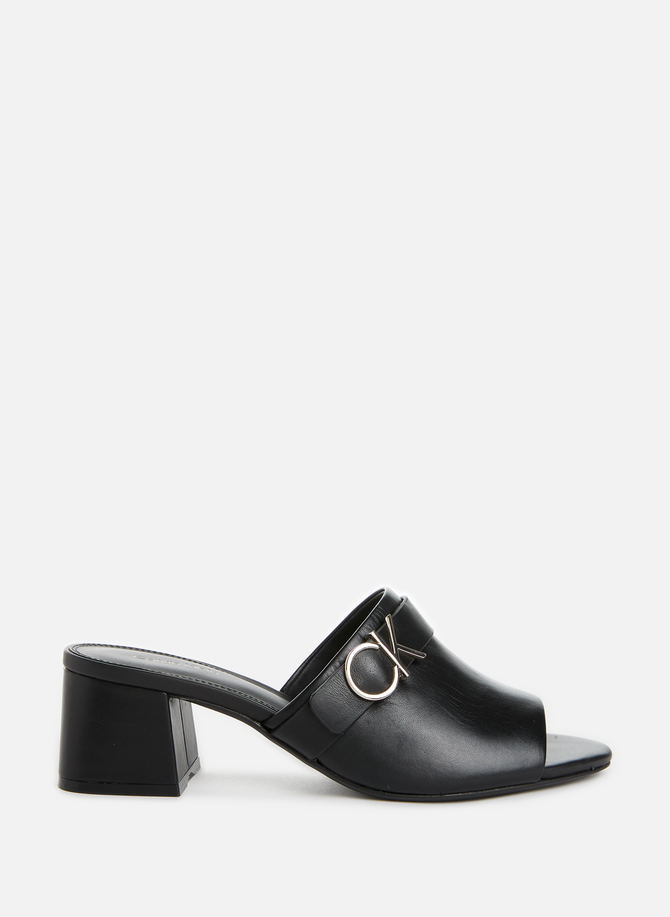 Leather mules CALVIN KLEIN
