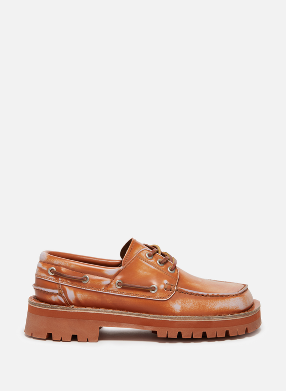 CAMPER LAB Leather boat shoes  Multicolour
