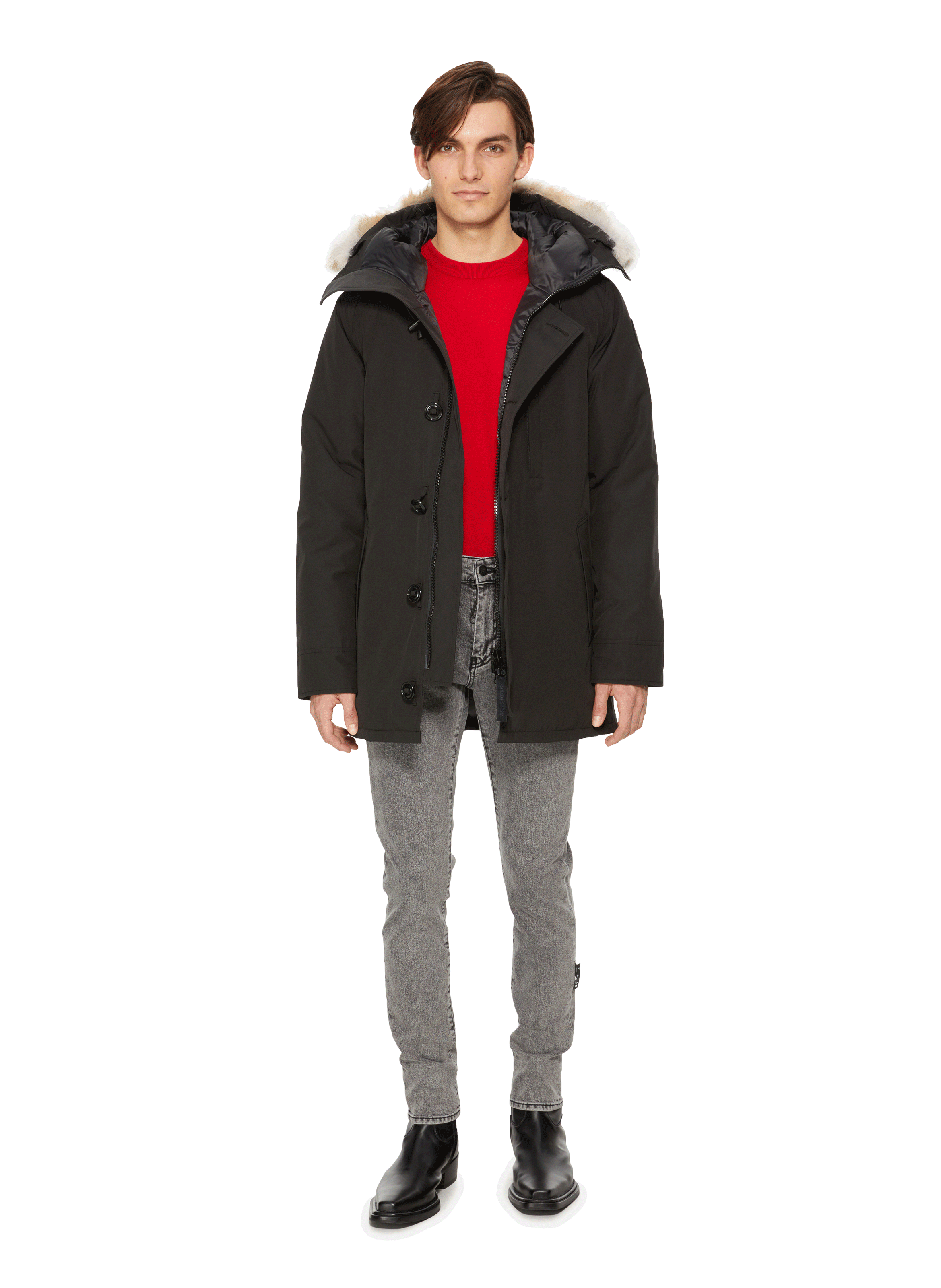 canada goose chateau parka black men's