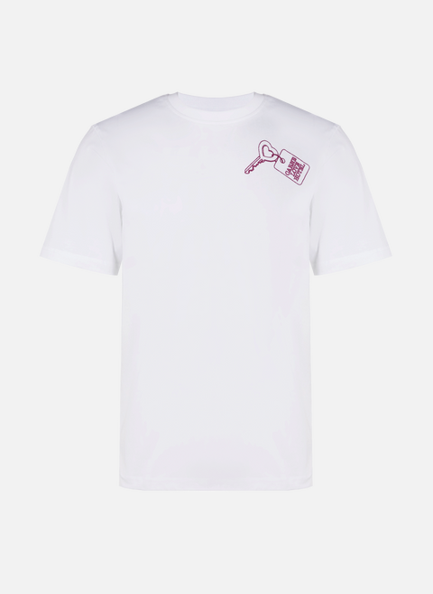 T-shirt Carne Love Hotel en coton WhiteCARNE BOLLENTE 