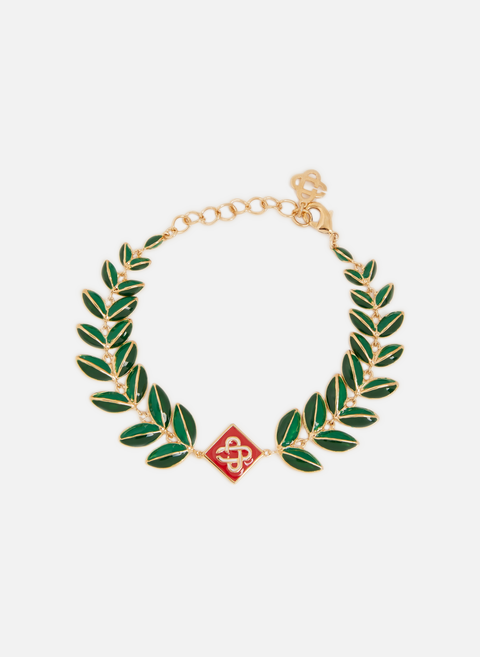 Bracelet feuilles à logo GoldenCASABLANCA PARIS 