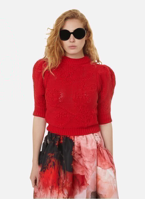 Hodaya jumper Red by CECILIE BAHNSEN CECILIE BAHNSEN Hodaya jumper Red