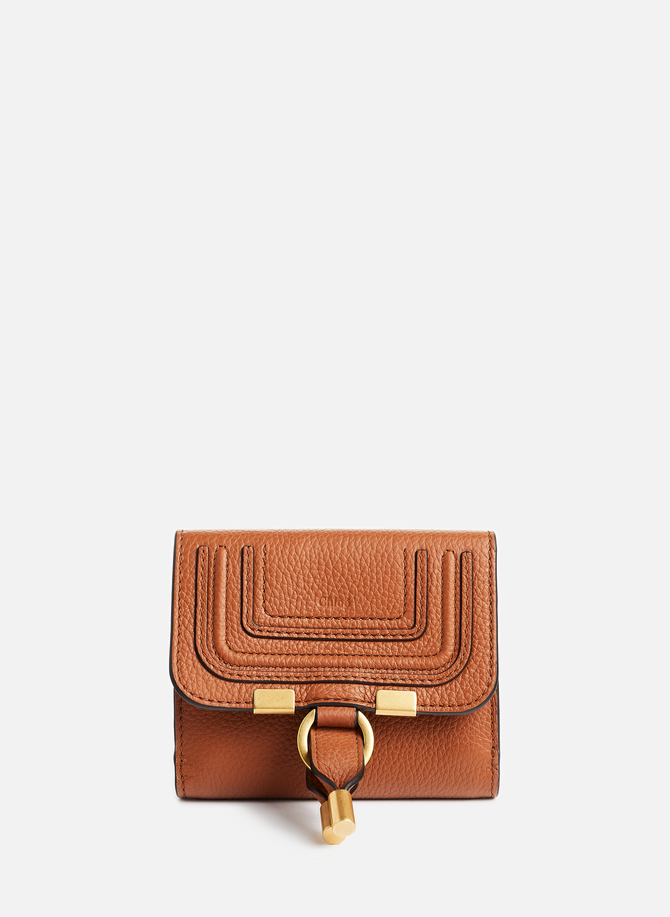 Square leather wallet CHLOÉ
