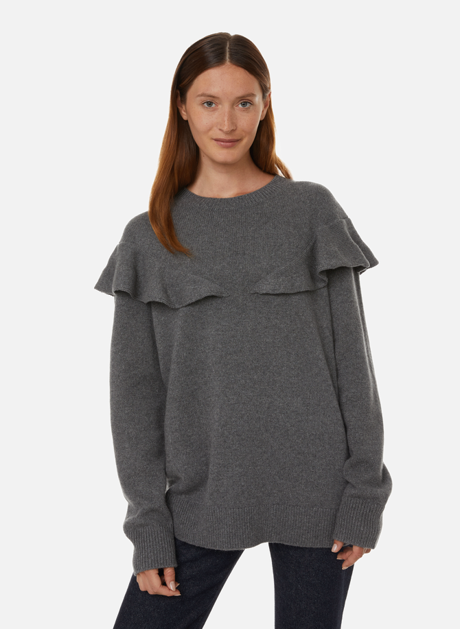 Cashmere jumper with ruffles CHLOÉ