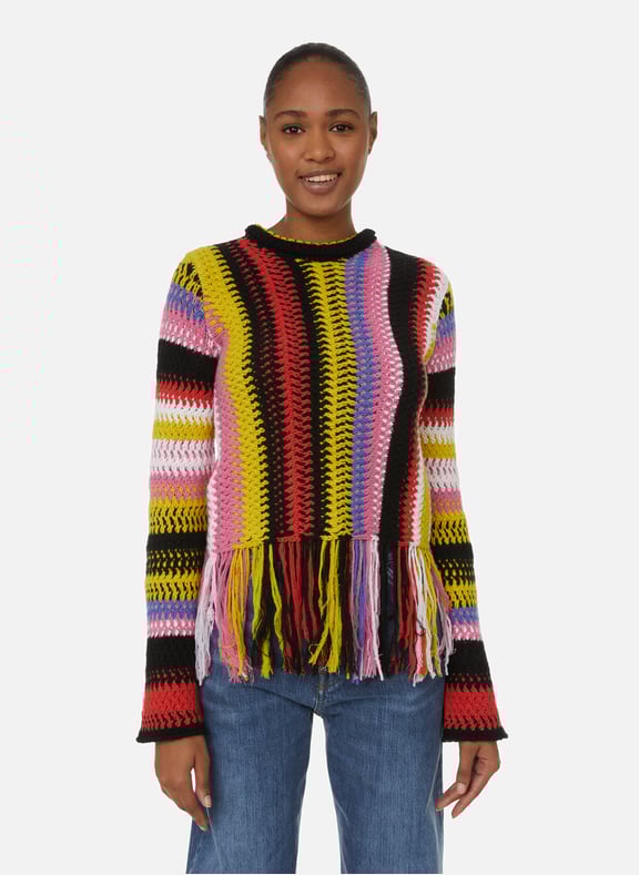 Recycled cashmere and wool jumper Multicolour by CHLOÉ CHLOÉ Recycled cashmere and wool jumper Multicolour