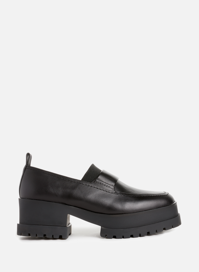 Waelly leather platform loafers CLERGERIE
