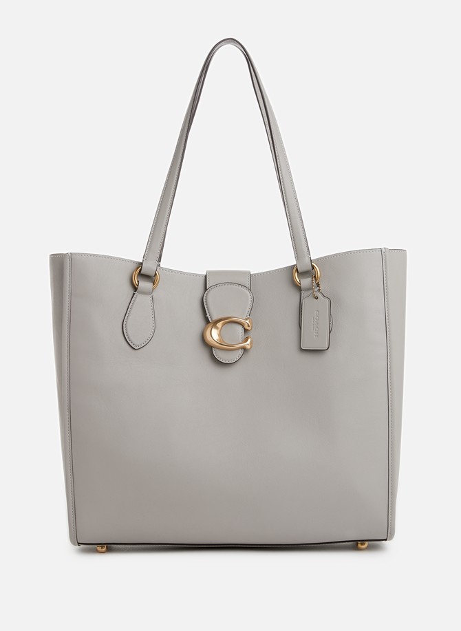 Théo leather tote bag COACH