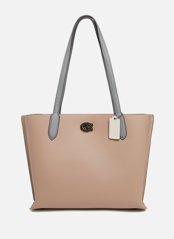 Willow leather tote bag COACH